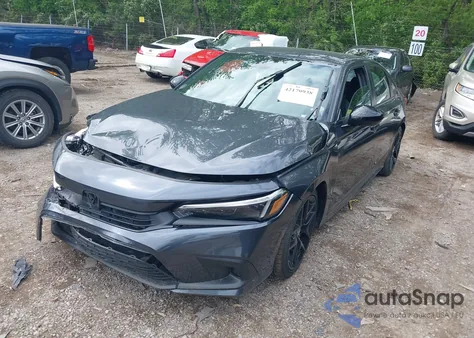 2022 Honda Civic Sport z USA, uszkodzony, nr VIN 2HGFE2F52NH610898